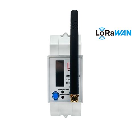 EM114039 Single Phase Modbus Wireless LoRaWAN Smart Electric Energy