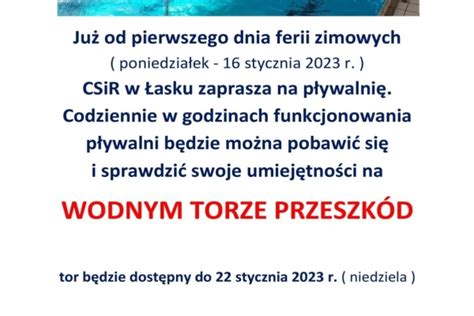 Ferie Na P Ywalni W Asku Askonline Pl Codzienna Gazeta Internetowa