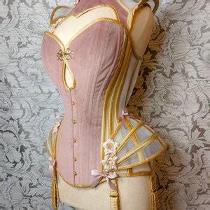 BESPOKE Rococo Space Babe Overbust Corset And Posture Collar Etsy UK