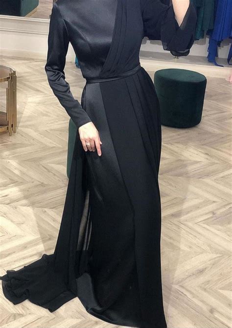 Hijab Abiye Evening Dress Black Artofit