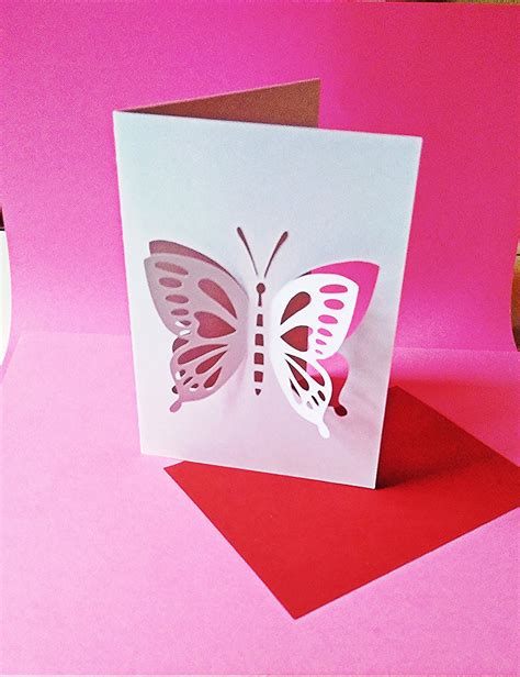 Pop Up Butterfly Svg