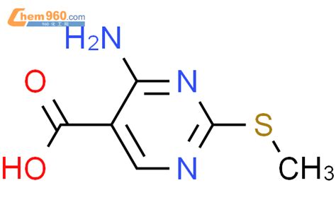 771 81 3 2 甲硫基 4 氨基 5 嘧啶甲酸CAS号 771 81 3 2 甲硫基 4 氨基 5 嘧啶甲酸中英文名 分子式 结构式