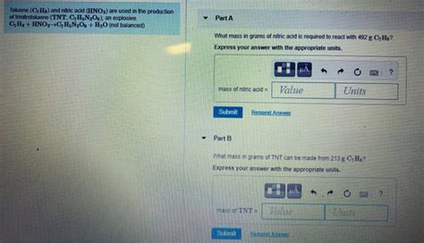 Solved Part A What Mass In Grams Of Nitric Acid Is Required Chegg