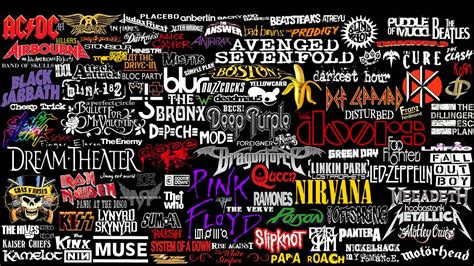 Fondos De Pantalla De La Banda De Rock Fuente Texto Diseño Gráfico