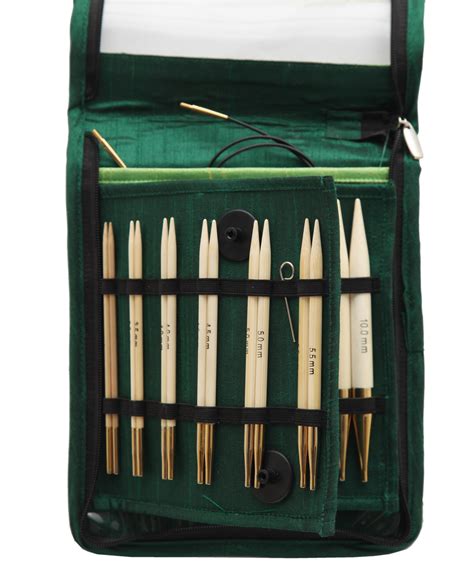 KnitPro Bamboo Set D Aiguilles Circulaires Interchangeables Bamboo 60