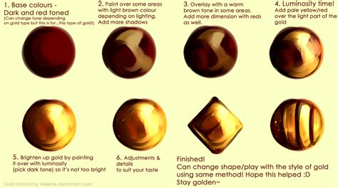 Gold Drawing Tutorial Gold Tutorial Draw Digital Drawing Tips