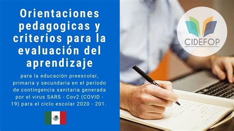 Orientaciones pedagógicas y criterios para la evaluación del