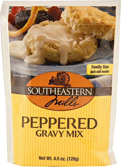 Southeastern Mills Gravy Mix Packet Peppered Gravy Mix Makes Cups