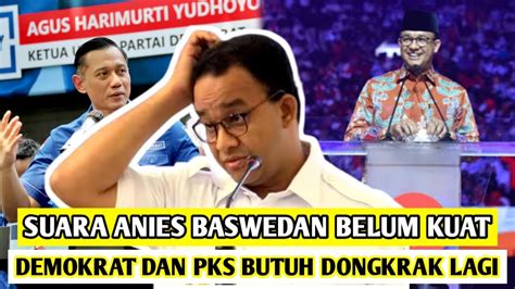 BELUM CUKUP DUKUNGAN DEMOKRAT PKS KEPADA ANIES MASIH KURANG UNTUK