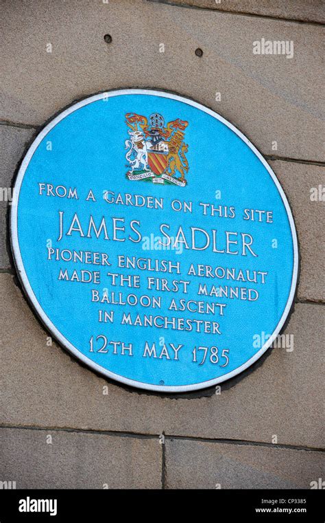 Blue Plaque Manchester Hi Res Stock Photography And Images Alamy