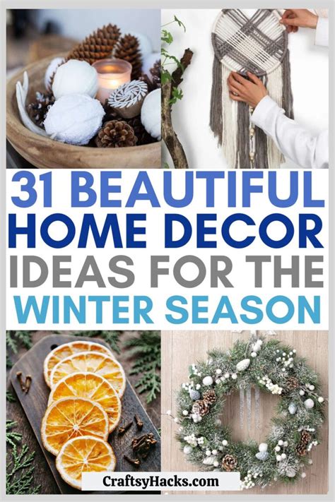 31 Winter Decor Ideas for the Home - Craftsy Hacks