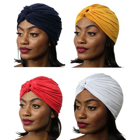 Turbante Para O Cabelo - Turbante touca estilo indiano para cabelo/ feminino/ elástico fechado ...