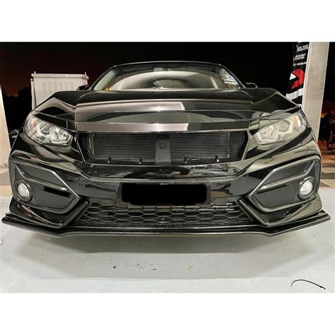 Honda Civic Fc Si Front Bumper Addon Lip Skirt Diffuser Splitter 2026