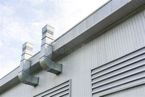 Metal Sheet for Industrial Building with Air Duct and Ventilation ...