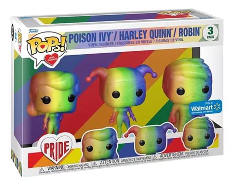 Funko Purpose Pop Pride Harley Quinn Poison Ivy Robin Meses Sin Interés