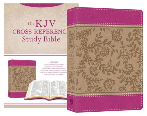 KJV Cross Reference Study Bible Compact [Peony Blossoms] (Paperback) - Walmart.com - Walmart.com