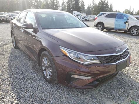 Auto Auction Ended On VIN 5XXGT4L34KG 2019 Kia Optima Lx In WA