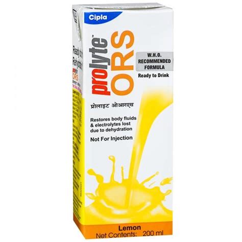 Buy Cipla Ors Prolyte Lemon Liquid 200 Ml Online At Best Price In India Flipkart Health