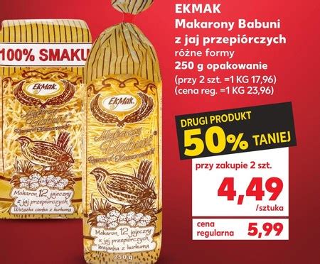 Makaron Ekmak Taniej Promocja Kaufland Ding Pl