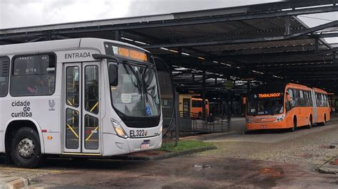 Terminal Boqueir O Dia De Chuva Em Curitiba Movimenta Es De Nibus