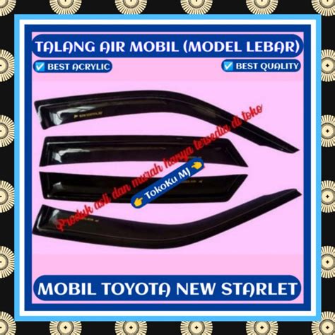 Jual Talang Air Mobil Toyota New Starlet Kapsul Model Lebar Shopee