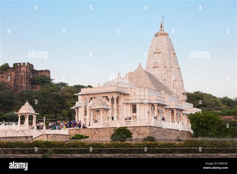 Birla Mandir (Laxmi Narayan) is a Hindu temple in Jaipur, India Stock ...