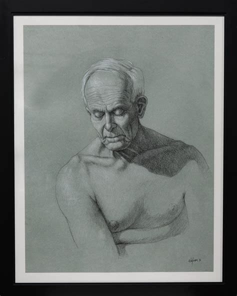 Reclining Youth Th Century Nude Graphite On Paper For Sale At