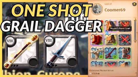 One Shot EU Duo Mist GrailSeeker Dagger Albion Online YouTube