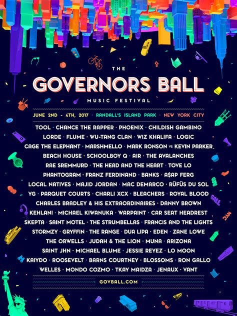 Governors Ball 2017 Lineup