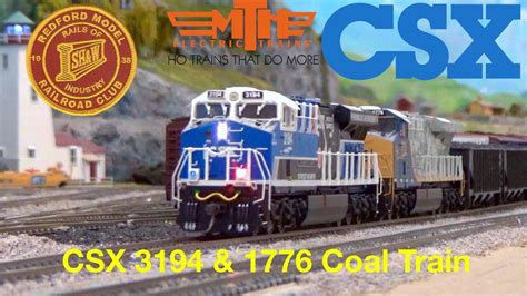 CSX 3194 & 1776 Coal Train - YouTube