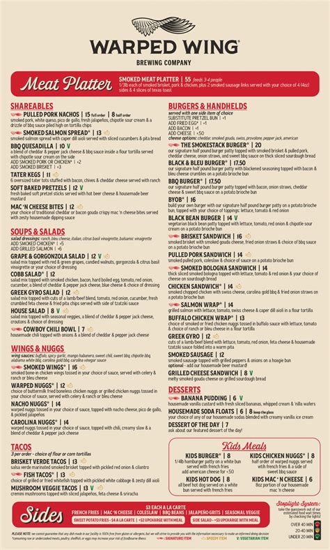 Huber Heights Brewery & Smokery - Warped Wing Brewing Company