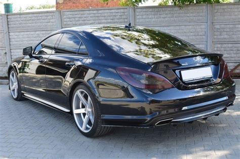 Splittery Tylne Boczne Mercedes Cls C Amg Line Gloss Black Nasza