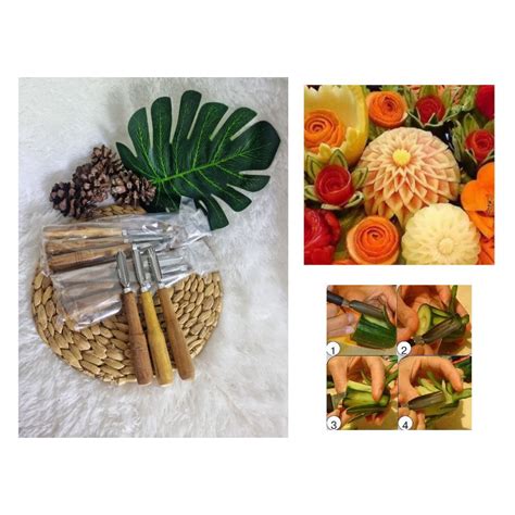 Jual Ready Pisau Ukir Buah Pisau Garnish Pisau Carving Pisau