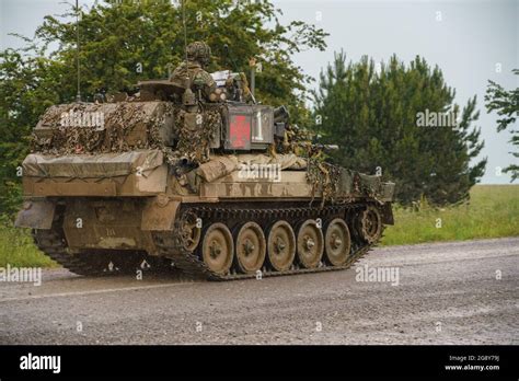 british army FV107 Scimitar armoured tracked military reconnaissance ...