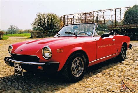 Customised 1980 Fiat 124 Spider 2000i Mechanically Superb11 Months Mot