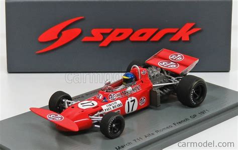 SPARK MODEL S7161 Scale 1 43 MARCH F1 711 N 17 FRENCH GP 1971 RONNIE