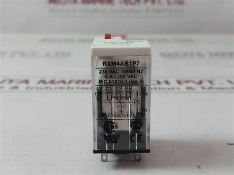 Schneider Electric Telemecanique Rxm4ab1p7 Relay 230v - Aeliya Marine