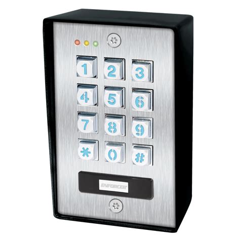 Vandal Resistant Outdoor Access Control Keypad With Proximity Reader Seco Larm Usa Inc