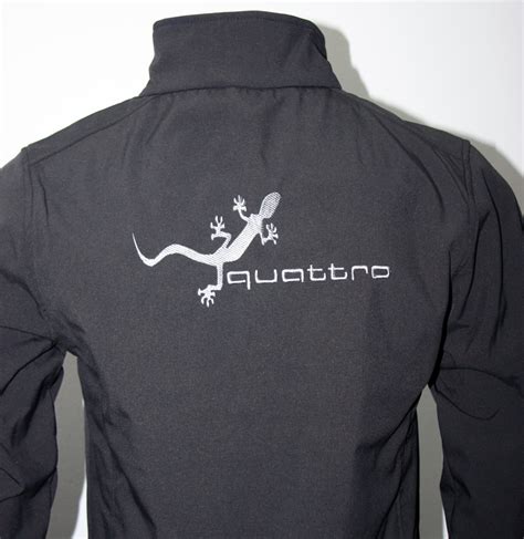 Audi Quattro embroidered water and wind resistant softshell jacket - T ...