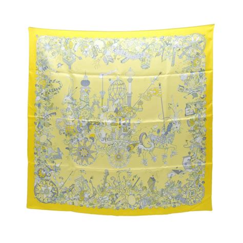 hermes hermes carre  la folle parade scarf sold joli closet