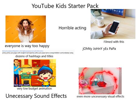 Youtube Kids Starter Pack Rstarterpacks Starter Packs Know Your