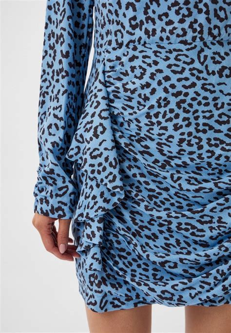 Платье Nude Story цвет голубой MP XW PIEN купить в интернет магазине Lamoda