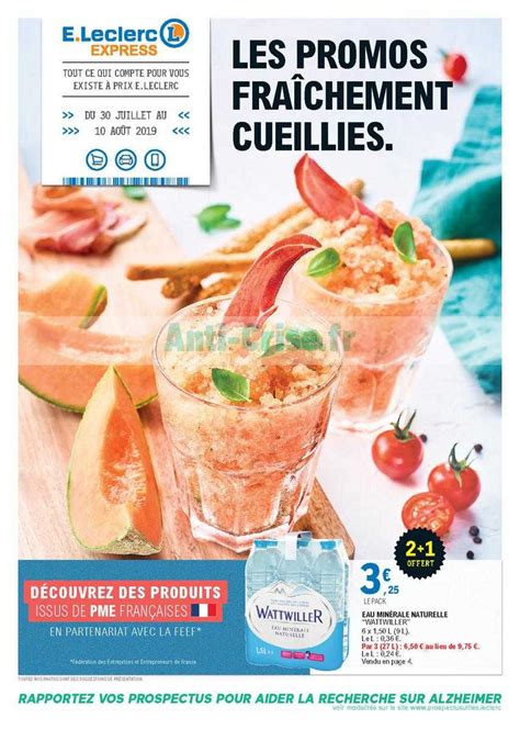 Anti crise fr Catalogue Leclerc du 30 juillet au 10 août 2019