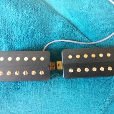 Prs Hfs Vintage Bass Usa Pickup Set With Gold Poles Reverb