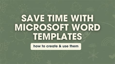 Create and Use Custom Microsoft Word Templates: A Step-by-Step Guide ...