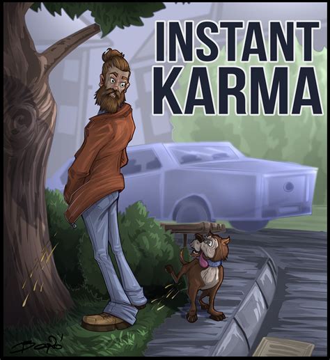 Artstation Instant Karma Illustration