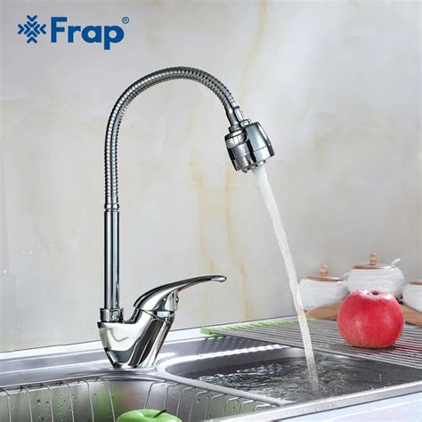 Frap 1set Top Quality Water Kitchen Faucet Taps Brass Kitchen Mixer