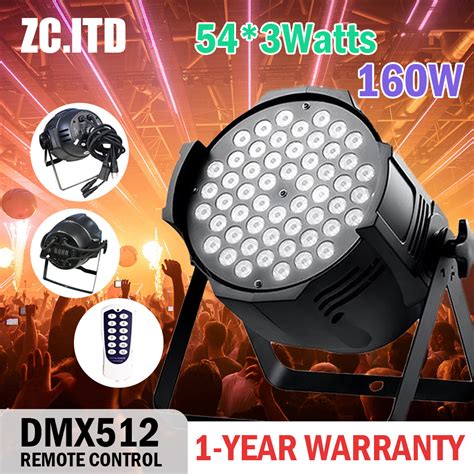 Big Dipper LP001-H Stage Lights LED 54*3W RBGW Par Lights With DMX ...