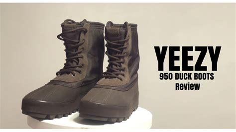 Yeezy 950 Duck Boots Review Tonyjones757 Youtube