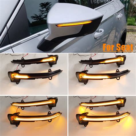 Dynamic Turn Signal Led Side Mirror Indicator Blinker Light For Seat